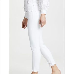 AGOLDE white skinny jeans
